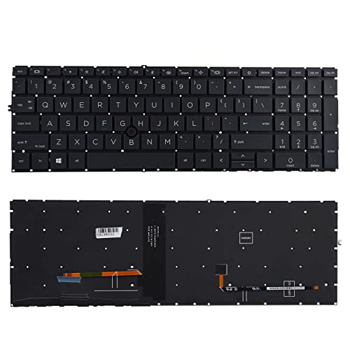 Clavier Elitebook 850 G7 G8 de qualité supérieure avec rétroéclairage et pointeur tactile