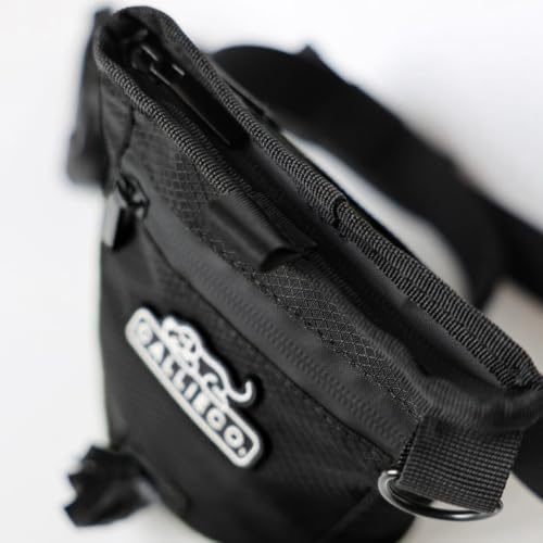 Callieco Bolsa de petisco para cães com fecho magnético e zíper | Bolsa pequena para treinamento de