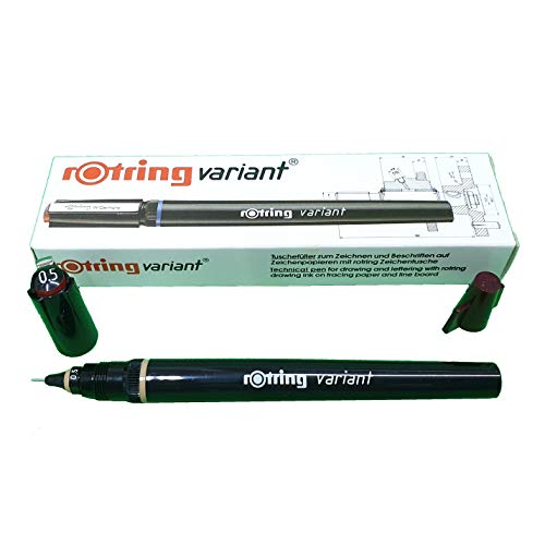 ロットリング バリアント 0,1～0,5mm 廃盤 Amazon.co.jp: Rotringバリアントテクニカルペンでサイズ0.50 MM