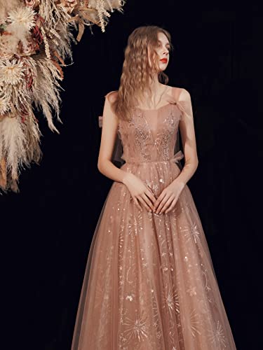 Sz1024 New Lace Mesh Sequin Prom Long Dresses Women Evening Dress Bandage Back Birthday Women Prom Dresses Formal Evening Gown Wedding Dresses Bridesmaid Dresses Fashion (8) #TOP3