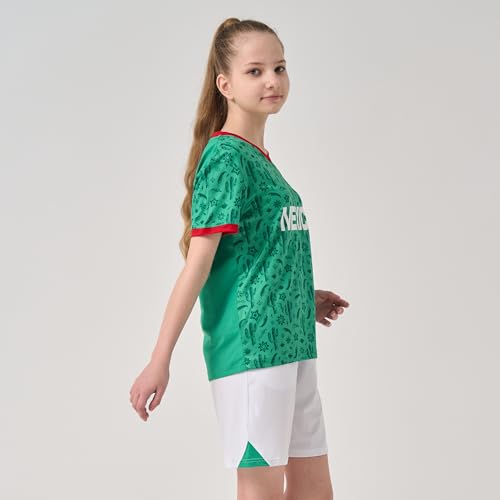 Image of Cnins Kids Soccer Jersey Kit for Boys & Girls- Breathable & Quick-Dry - Youth Soccer Football Training Gifts (2T-14Y)
