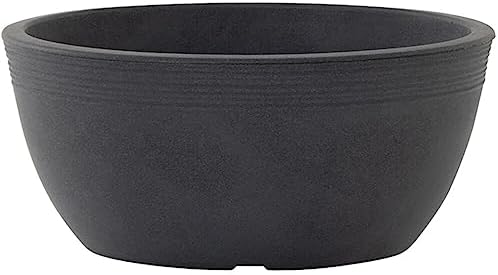 Siena Garden Pflanzschale „Palma“ Rund – 30 Cm Durchmesser, Aus Kunststoff In Curry, Für Innen & Außen