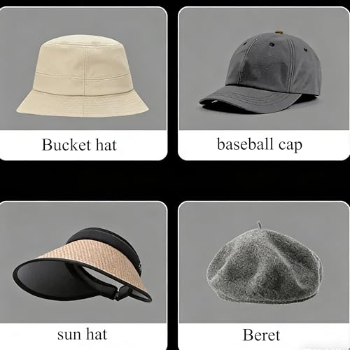 monochef 30pcs Hat Size Tape Hat Size Reducer Inserts Liner Foam Reducing Sizing Tape Sizer Self Adhesive for Hats Caps Make Smaller Sweatband Black White