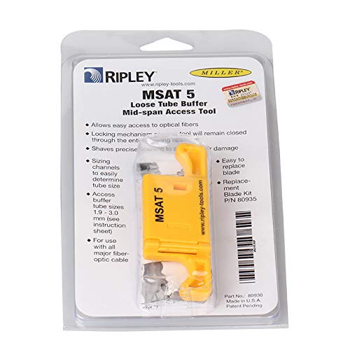 Original MSAT-5 Fiber Optical Stripper Ripley Miller MSAT 5 Loose Tube Buffer Mid-Span Access Tool 0.9mm to 3.0mm