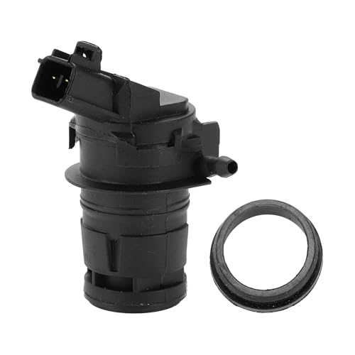 Partuto Windshield Washer Pump No.8533060160 - Car Front Windshield Washer Fluid Pump - for Toyota Tundra 2007-2016 Plastic Black with Grommet - 1 Pcs