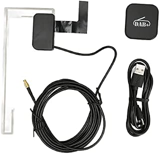 Vbestlife Car Kit, DAB+ Digital Audio Broadcast Receiver Box with 1m USB Adapter Power Cord Adapter and 3M Antenna, for Android 5.1, Receives DAB 0026 DAB +/- Signals