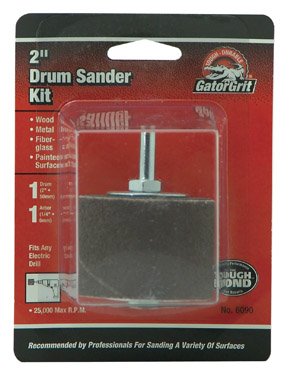Gator 2 in. Dia. x 2 in. L Aluminum Oxide Drum Sander Kit 50 Grit Coarse 1 pc.