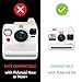 Go Color Film, 32 Mini Photos, 2 Double Packs, Compatible with Polaroid Go Camera, Instant Color Film for Instant Camera, with a Lumintrail Cleaning Cloth