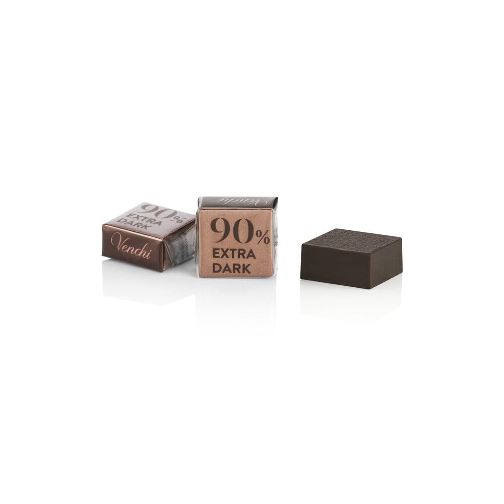Venchi - Cubotto Extra Fondant 90%, 1 kg - Bombones de Café - Sin Gluten - Vegano