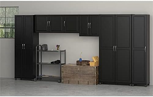 SystemBuild Kendall 24" Utility Storage Cabinet - Black