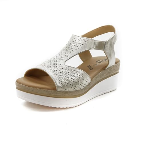 BAERCHI - Sandalia 80202 para: Mujer Color: Beige Talla: 39