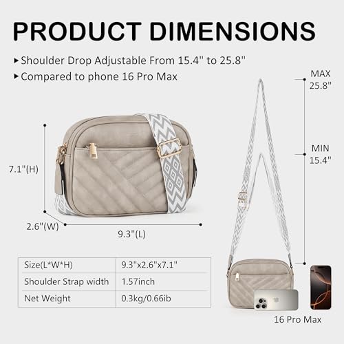 Image of TANTOMI Small Crossbody Bags for Women Trendy, Cell Phone Purses Wallet with 4 Card Slots, Small Purses with Adjustable Strap