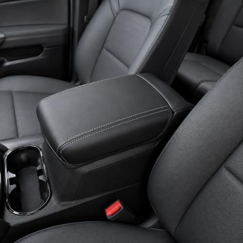 Great-luck PU Leather Armrest Cover for Chevy Colorado 2023-2026 GMC Canyon