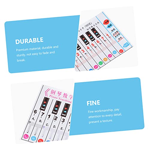 DRESSOOS 88 Papier Pratique Handroll Clavier Pliant Claviers Ordinateur Portable Stickers Piano à Clavier Accessoires Pour Pianos Couvre-clés Kit D’accordage De Piano Réglage Musique - Les Beatles, Paul McCartney, John Lennon, RIngo Starr, George Harrison DRESSOOS 88 Papier Pratique Handroll Clavier Pliant Claviers Ordinateur Portable Stickers Piano à Clavier Accessoires Pour Pianos Couvre-clés Kit D'accordage De Piano Réglage Musique – Image 3