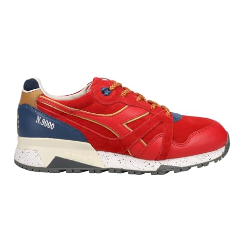 Diadora Mens N9000 X UBIQ Lace Up Sneakers Shoes Casual - Red - Size 7 D