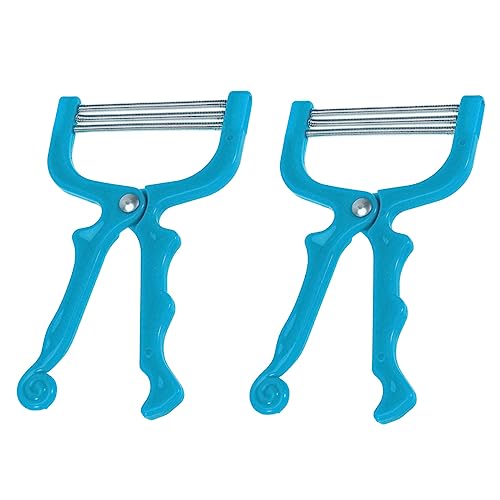 FOMIYES 1Set Manual Face Hair Remover Epilator Portable Spring Hair Threading Tool for Chin Cheeks Neck Upper Lip Non Skid Handle Travel Friendly No Batteries Required