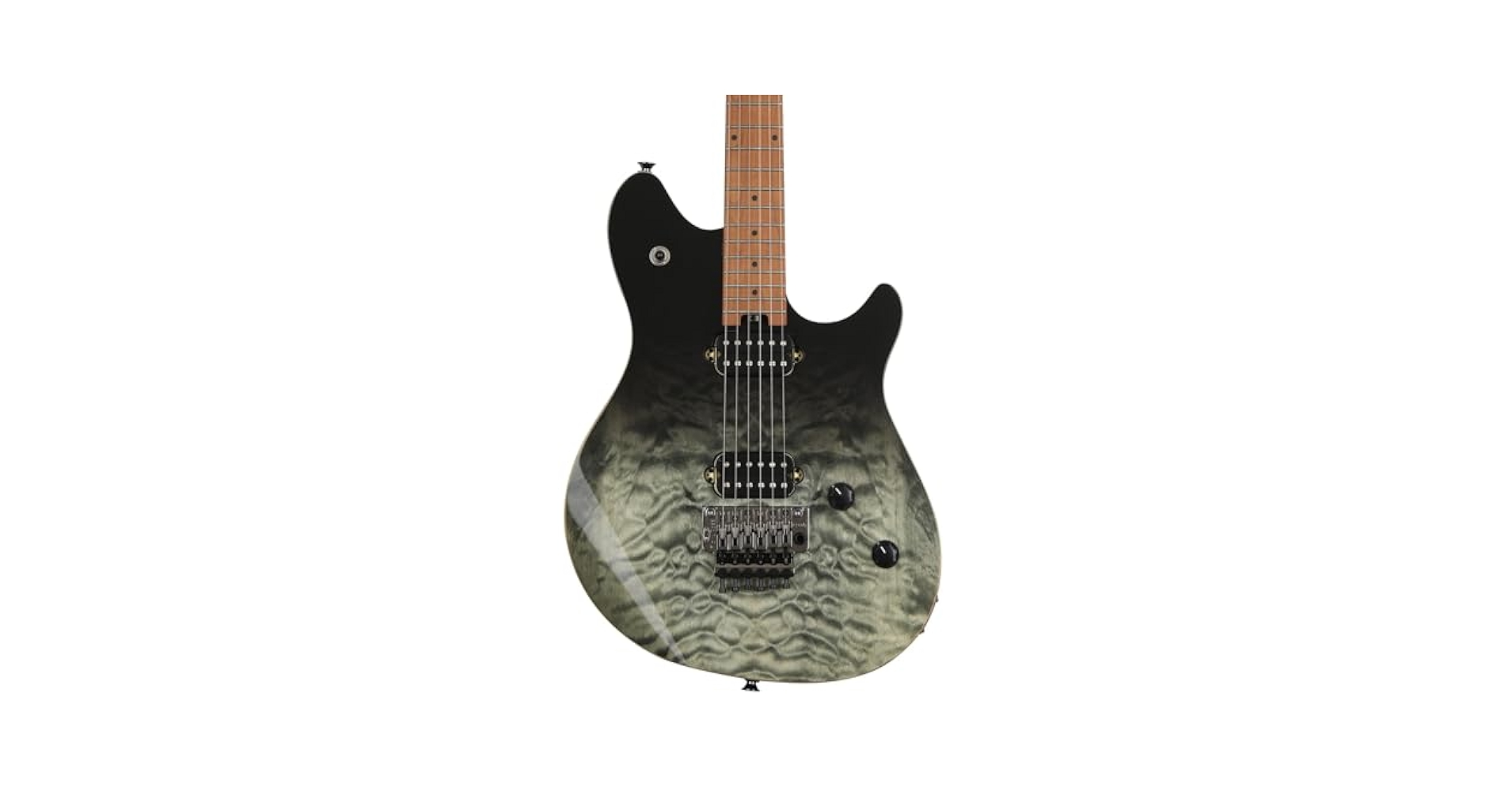 Amazon.com: EVH Wolfgang Standard QM Electric Guitar - Black