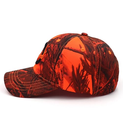 Image of Deer Hunting Camouflage Hats Embroidery Adjustable Fishing Baseball Cap