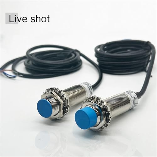 Interruptor de sensor de proximidad capacitivo M18 PNP NO Shield rango 5mm 10mm 6