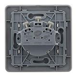 Zenitech - Gniazdo 2P+T 16A - Titanium - Artezo