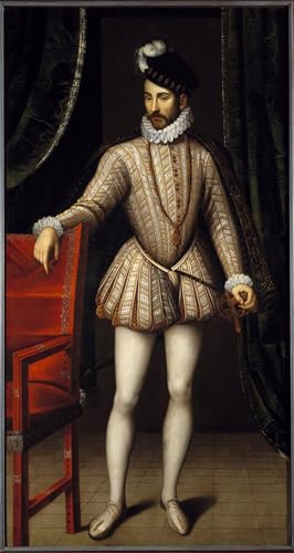 Image Peinture Murale Charles IX Roi de France Impression Tableaux François Clouet