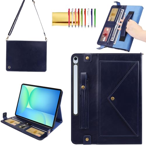 Techcircle Handbag Case for Galaxy Tab S10 FE+ 13.1" Navy