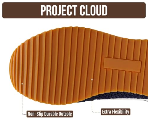Image of Project Cloud Fashion Sneakers for Women 2026 - Lightweight Lace-Up Shoes for Women with Memory Foam Insoles - Trendy Womens Shoes - Non-Slip, Comfortable Womens Sneakers (Madison)