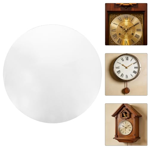 Cubierta de vidrio para reloj de pared redondo y convexo transparente 8