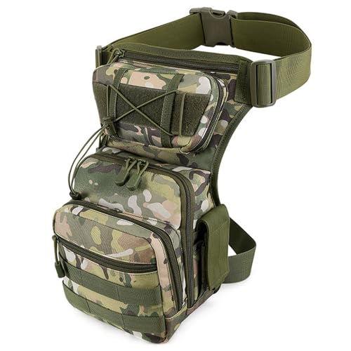 Sac banane de jambe et sacoche de cuisse nylon | Pochette voyage plein air pour homme femme
