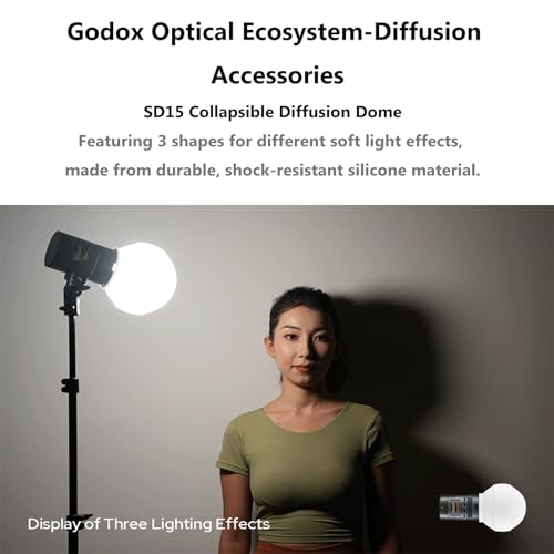 Image of Godox RS60Bi 2K Kit Bi-Color RGB LED Monolight with Bluetooth&DMX Control, 2800K-6500K CCT, 97+CRI, 98+TLCI, 60W USB-C Input, Linear Dimming,Compact Design for Studio,Photography,On-Location Lighting