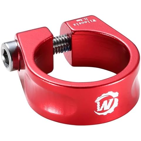 Bike Seat Clamp Bicycle Seatpost Collar Diameter 31.8mm /34.9mm,Premium Lightweight Aluminum Seat Post Clamp Cover