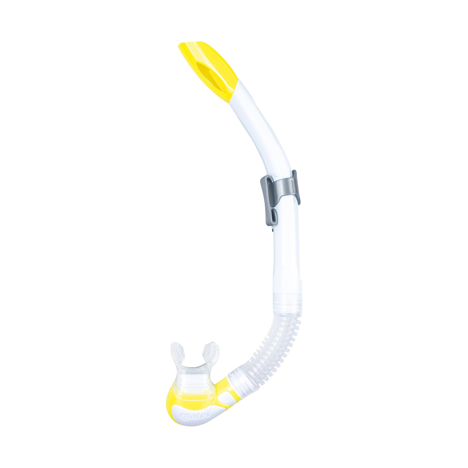 Mares Wahoo Neon Combo – Schnorchelset Erwachsene, maschera in silicone, halb-trockener Schnorchel mit Ventil, ideale per Schnorcheln und Unterwassererkundung