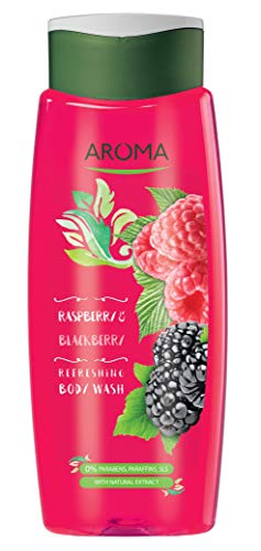Aroma Duschgel mit Himbeere & Brombeere erfrischende Körperwäsche 400 ml