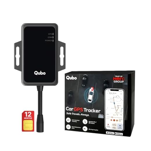 Qubo Wired Car GPS Tracker from Hero Group (Pre-Recharged SIM & 1 Year App) | Remote Engine Cut-Off (Relay Included) | 450 mAh battery | Instant Alerts - Ignition, Theft, Towing | Installation Support