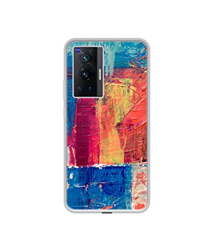 Image of Amazon Brand-Solimo Basic Case for Vivo X70 Pro 5G (Silicone Multicolor)