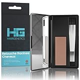 Hair Genetics Retouche Racines Cheveux - Résultats professionnels naturels, rapides et faciles - Coloration Cheveux Gris - Remplit les sourcils - Coloration cheveux chatain (Brun moyen)