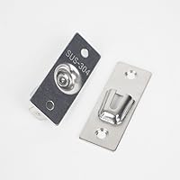 Vista 5 de Hebilla de bloqueo de puerta de ángulo recto de 90 grados, 304 de pantalla deslizante de acero inoxidable, cerradura de puerta de granero, cierre