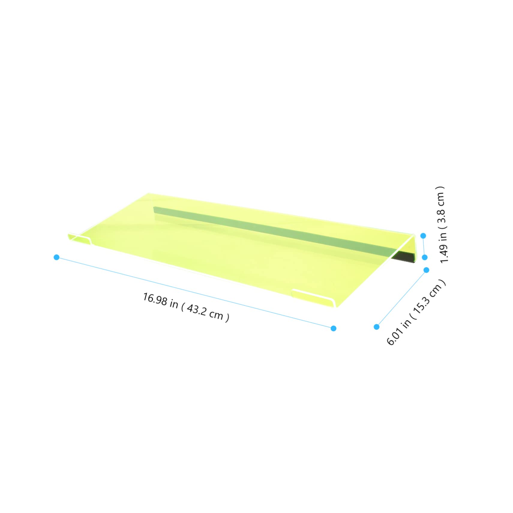 ARTIBETTER Pc Keyboard Stand Acrylic Keyboard Tray Tilt Riser and Anti-Slip for Desk Random