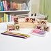 Melissa & Doug Wooden Stamp Set: Friendship - 9 Stamps, 5 Colored Pencils, and 2-Color Stamp Pad