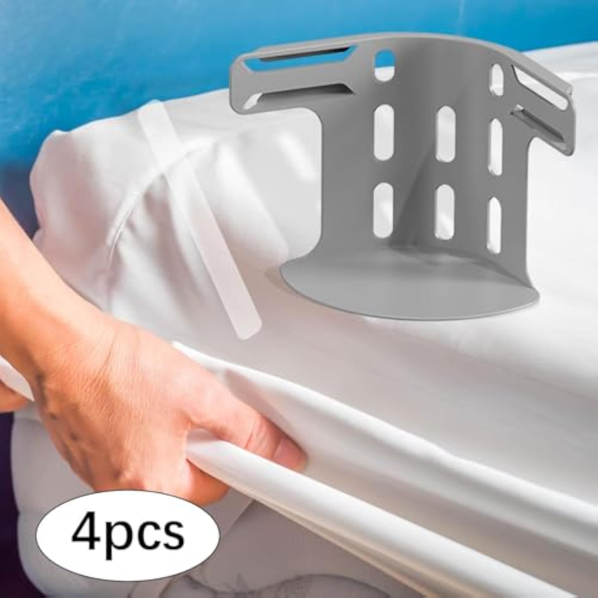 4Pcs Bed Sheet Holder Clip Corner Fasteners for Bedroom
