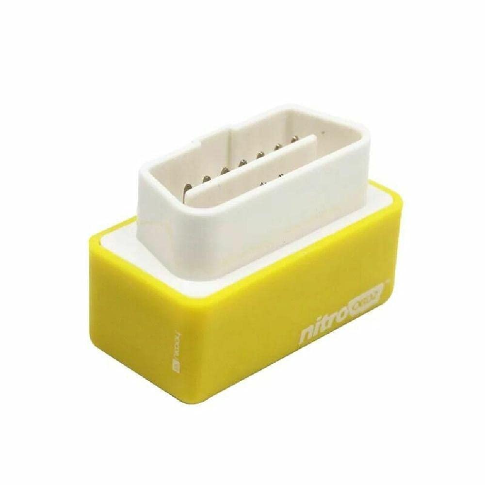 Baceyong Ahorro de Combustible de Actualización de Energía Nitro OBD2, Chip Tuning Box para Coches de Gasolina, Rendimiento de Reasignación de ECU del Motor de Potencia