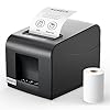 MUNBYN POS Receipt Printer P072, 80mm USB Receipt Printer Support Cash Drawer,Thermal Receipt Printer with Auto Cutter, USB Ethernet Interface for Windows/Android/Mac/Linux