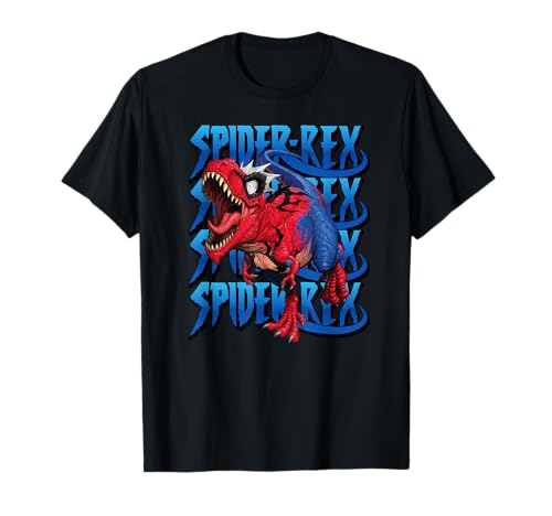 T-shirt Spider-Rex Marvel parfait pour l'école et les sorties de week-end