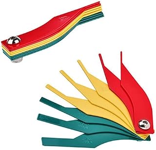 2 PCS 8-in-1 Brake Pad Thickness Gauge Brake Lining Thickness Ruler Brake Pad Feeler Tool for Car Trucks Brake Pad