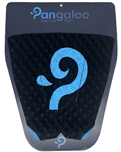 Pangaloo Surf Co Maui - Surfboard 3 Piece Traction Pad • 3M Adhesive • Eva Foam • Longboard, Shortboard Tail Pad #TOP1