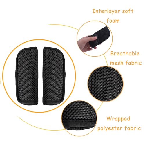 Image of 2 Pack Comfortable Seat Straps Shoulder,Universal Belt Strap Covers,Seat Belt Holder Pad for High Chairs
