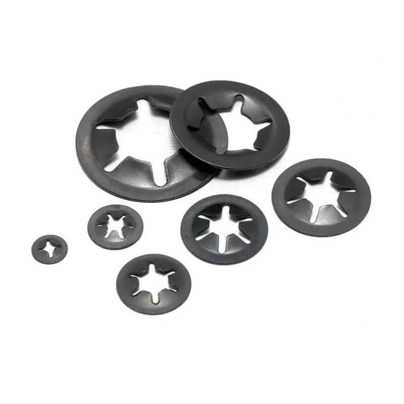 Bearings, 20-50pcs/lot M2 M2.5 M3 M4 M5 M6 M8 M10 M12 Bearing Retaining Rings Flower Washer Clip(65 Manganese Steel,50Pcs M2.5x8mm),High Hardness and Toughness(65 Manganese Steel,50Pcs M6x14mm)