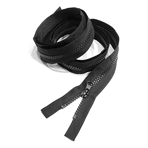 2 Pack 27 inch | 70cm Black Zips - Strong Nylon Closed End Zip Fasteners. Ideal for Sewing, Dressmaking, Skirts, Bags, Cushions, Craft and Accessories Cover