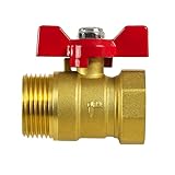 Kugelhahn 1 Zoll Gusseisen Gewindekugelhahn, Langlebig Und Rostfest Absperrventil, Passend Für Wasserrohr/Wasserhahn Installation, Starke Dichtung, Haushalt Oder Industrielle Rohrleitungssteuerung