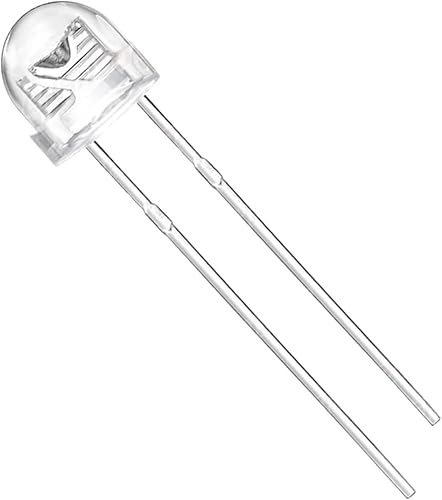 10 unidades de 0.197 in LED de diodo sombrero de paja blanco cálido, rojo, verde, azul, UV, amarillo, naranja, rosa, RGB, rápido, lento parpadeo,